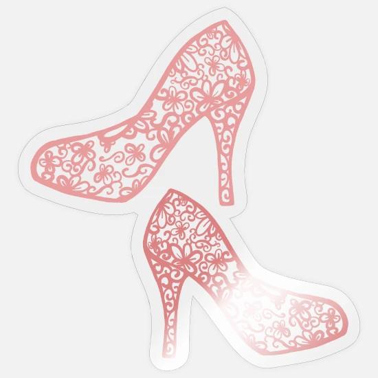 Dames schoenen met hoge hakken' Sticker | Spreadshirt
